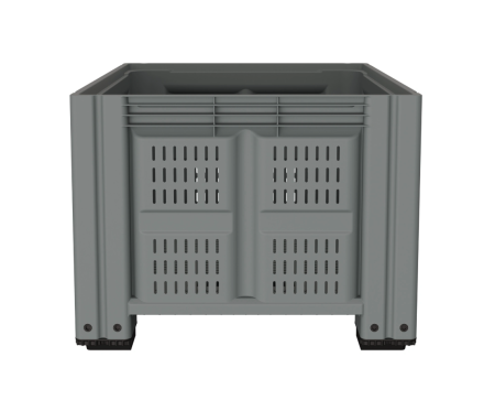Большой контейнер 1200x1000x760 мм iBOX c перфорированными стенками и дном, на ножках